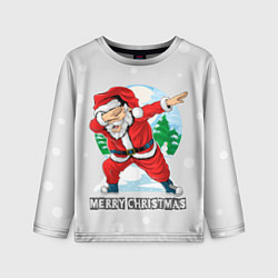 Детский лонгслив Dab Santa Merry Christmas