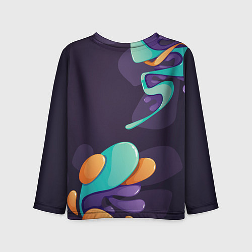 Детский лонгслив Free Fire graffity splash / 3D-принт – фото 2