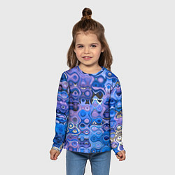 Лонгслив детский Blurring colors, цвет: 3D-принт — фото 2