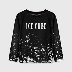 Лонгслив детский Ice Cube - брызги краски, цвет: 3D-принт