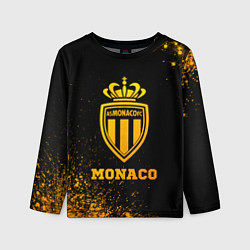 Лонгслив детский Monaco - gold gradient, цвет: 3D-принт