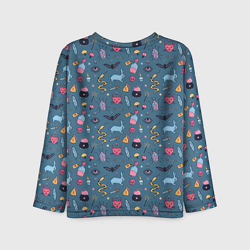 Детский лонгслив Ведьмовское ремесло / 3D-принт – фото 2