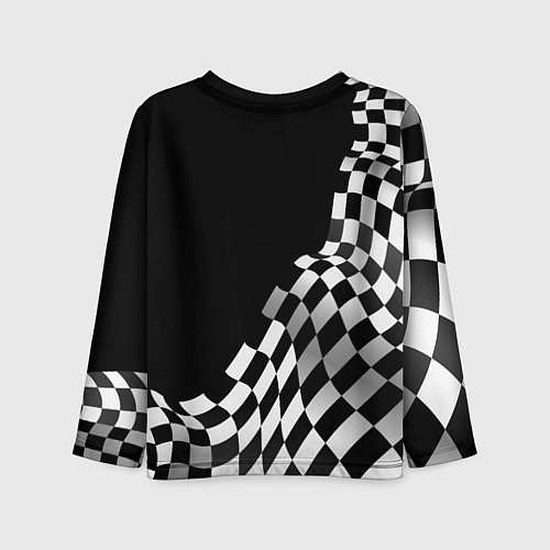 Детский лонгслив FAW racing flag / 3D-принт – фото 2