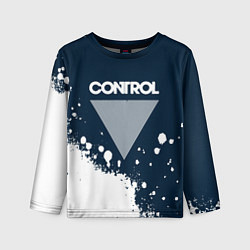 Лонгслив детский Control Краска, цвет: 3D-принт