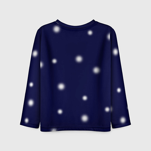 Детский лонгслив Merry Christmas Неон / 3D-принт – фото 2