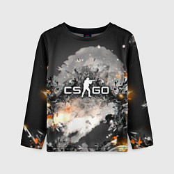 Лонгслив детский CS-GO weapon, цвет: 3D-принт