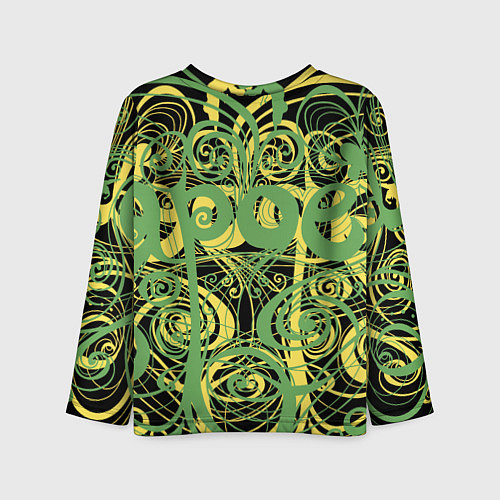 Детский лонгслив Capoeira pattern / 3D-принт – фото 2