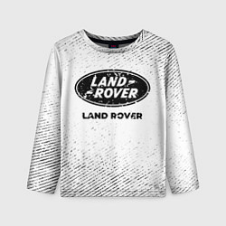 Лонгслив детский Land Rover с потертостями на светлом фоне, цвет: 3D-принт