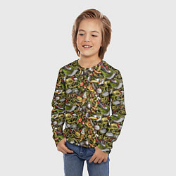 Лонгслив детский Футбольные бутсы и кубок, цвет: 3D-принт — фото 2