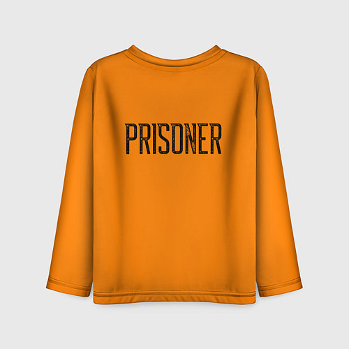 Детский лонгслив Prisoner Orange / 3D-принт – фото 2