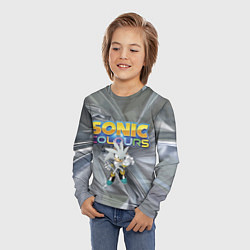 Лонгслив детский Silver Hedgehog - Sonic - Video Game, цвет: 3D-принт — фото 2