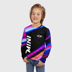 Лонгслив детский Mini speed lights, цвет: 3D-принт — фото 2
