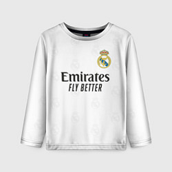 Лонгслив детский Винисиус Реал Мадрид форма 20222023, цвет: 3D-принт