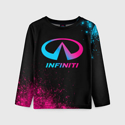 Лонгслив детский Infiniti - neon gradient, цвет: 3D-принт