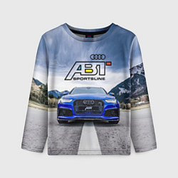 Детский лонгслив Audi ABT - sportsline на трассе