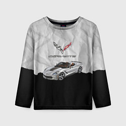 Лонгслив детский Chevrolet Corvette - motorsport, цвет: 3D-принт