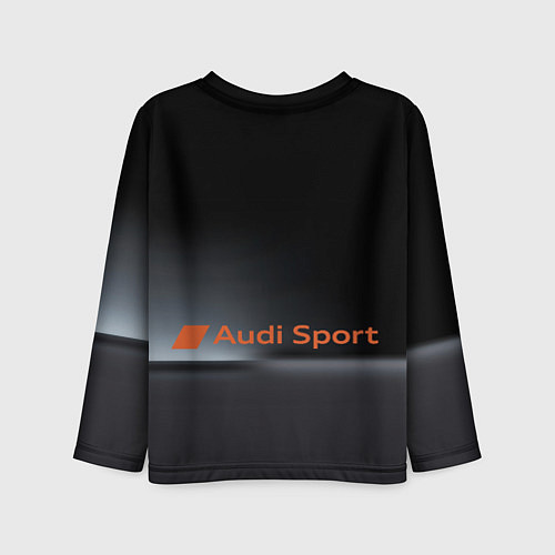 Детский лонгслив Audi sport - racing team / 3D-принт – фото 2