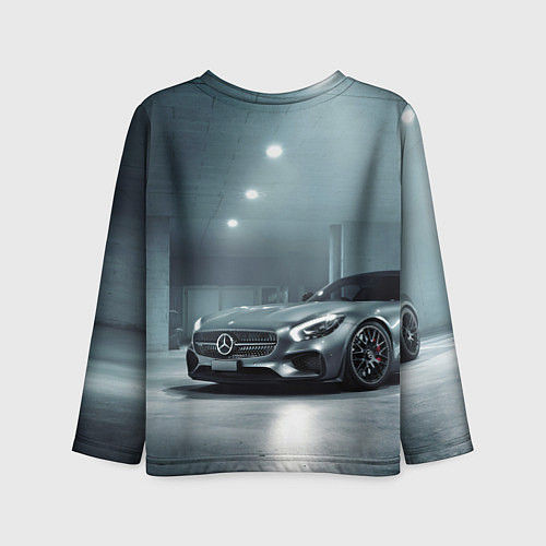 Детский лонгслив Mercedes AMG - Motorsport / 3D-принт – фото 2