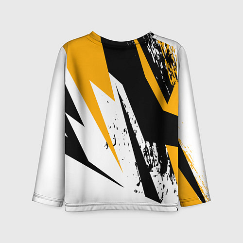 Детский лонгслив Гоночная абстракция / 3D-принт – фото 2