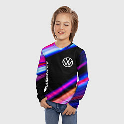 Лонгслив детский Volkswagen speed lights, цвет: 3D-принт — фото 2