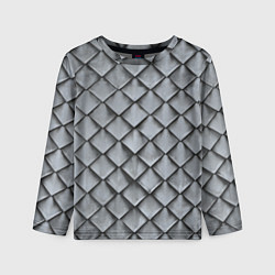 Лонгслив детский Металлическая черепица - текстура, цвет: 3D-принт