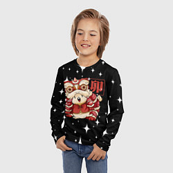 Лонгслив детский Китайский кролик 2023, цвет: 3D-принт — фото 2