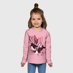 Лонгслив детский Chainsaw Man Почита, цвет: 3D-принт — фото 2