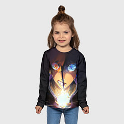 Лонгслив детский Blue Lock anime, цвет: 3D-принт — фото 2