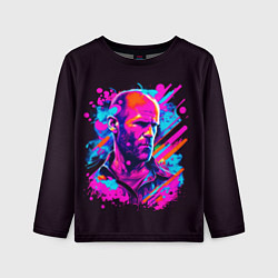 Детский лонгслив Jason Statham - pop art