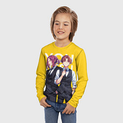 Лонгслив детский Какеру и Киётака, цвет: 3D-принт — фото 2
