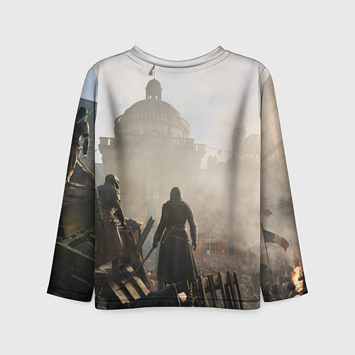 Детский лонгслив Революция ассасинов / 3D-принт – фото 2