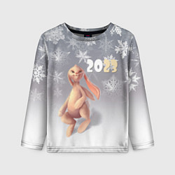 Лонгслив детский Славный кролик, цвет: 3D-принт