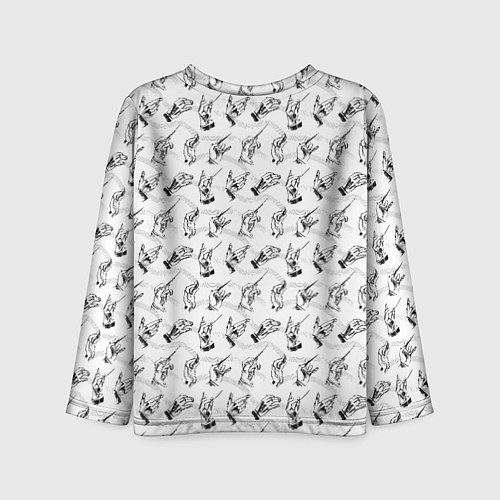 Детский лонгслив Руки дирижера / 3D-принт – фото 2