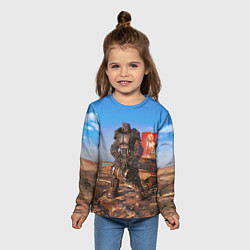 Лонгслив детский Fallout 4 Power Armor x-01, цвет: 3D-принт — фото 2