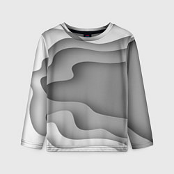 Детский лонгслив Множество оттенков серого в разломе