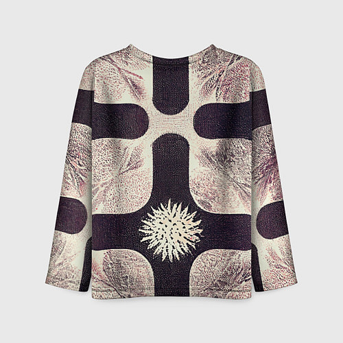 Детский лонгслив Abstract of fingerprint / 3D-принт – фото 2