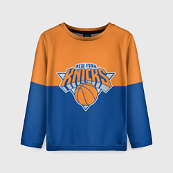 Лонгслив детский Нью-Йорк Никс НБА, цвет: 3D-принт