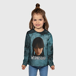Лонгслив детский Унсдэй портрет, цвет: 3D-принт — фото 2