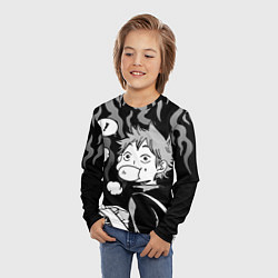 Лонгслив детский Хината из Haikyuu!!, цвет: 3D-принт — фото 2