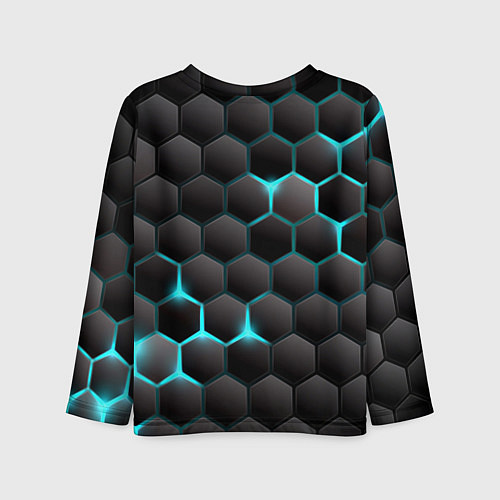 Детский лонгслив Броня из стали / 3D-принт – фото 2