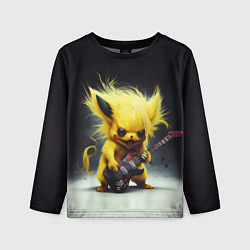Лонгслив детский Rocker Pikachu, цвет: 3D-принт