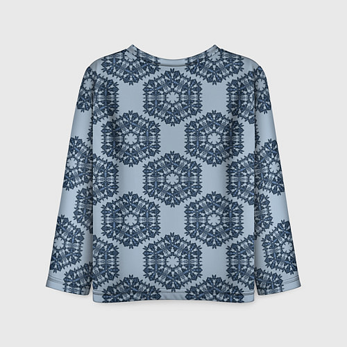 Детский лонгслив Снежинка в форме многоугольника / 3D-принт – фото 2