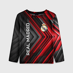 Лонгслив детский Real Madrid art, цвет: 3D-принт