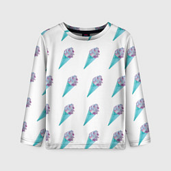Лонгслив детский Vaporwave ice cream, цвет: 3D-принт
