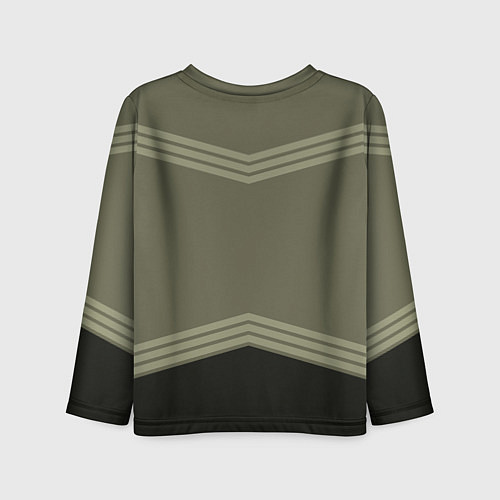 Детский лонгслив Двуглавый орел россии / 3D-принт – фото 2