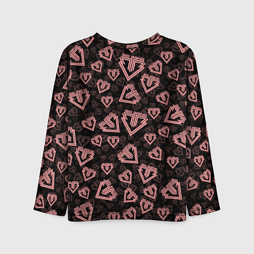 Детский лонгслив Big bang pattern / 3D-принт – фото 2