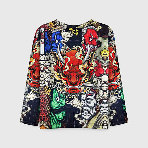 Детский лонгслив Irazumi devil / 3D-принт – фото 2