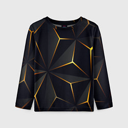 Детский лонгслив Hexagon Line Smart