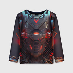 Лонгслив детский Панцирь киборга, цвет: 3D-принт