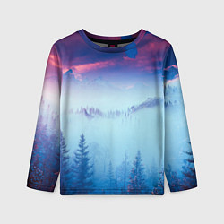Лонгслив детский Horizon landscape, цвет: 3D-принт